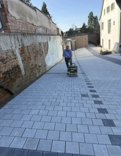 ruetteln pflasterarbeiten